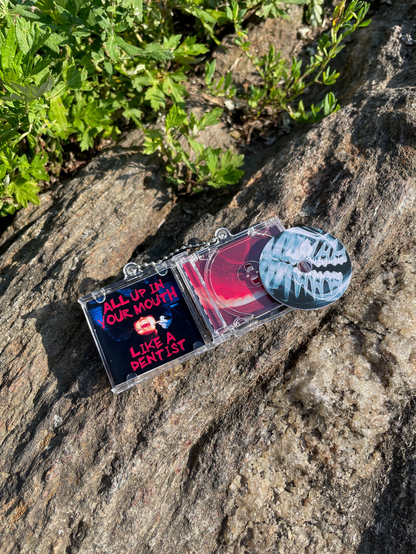 all up in your mouth (like a dentist) Mini CD Keychain [PREORDER]